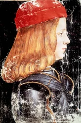 Portret van Maximilian Sforza (1490 - 1530)