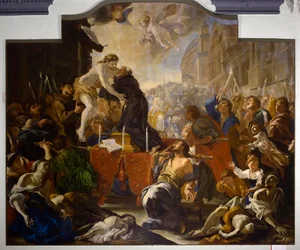 Jezus gekruisigd los van het kruis