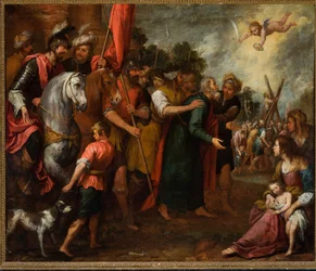 De heilige Andreas geleid tot het martelaarschap, ca. 1669 (olieverf op doek)