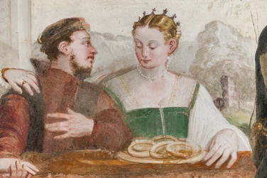 Het Banket, Grote Zaal, ca. 1570 (fresco)