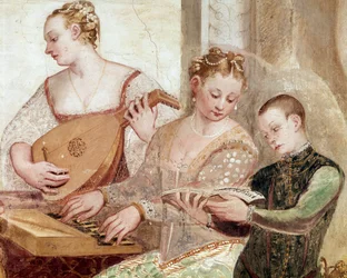 Het concert (detail)
