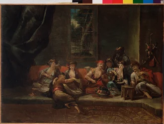 Het harem, Turkse scène