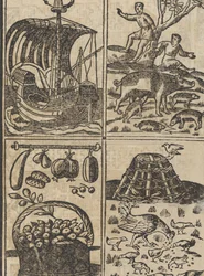 Essempio di recammi, pagina 9 recto, 1530