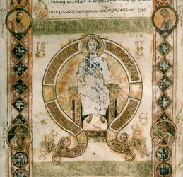 Christus in Glorie. Exultet van de Kathedraal van San Sabino in Bari
