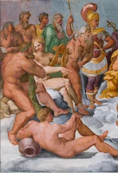 De Vergadering van Goden (detail)