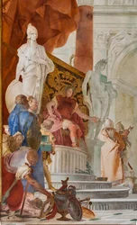 Grootmoedigheid van Scipio Africanus (detail)