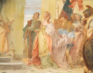 De Grootmoedigheid van Scipio (detail)
