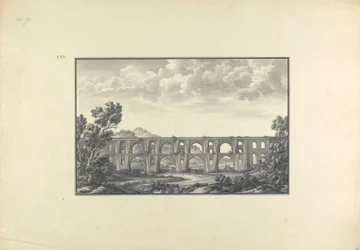 Uitzicht op Maglova-aquaduct