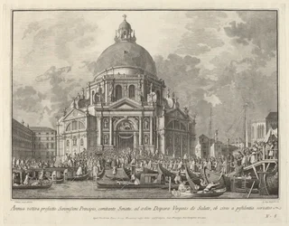 Jaarlijks Bezoek van de Doge aan Santa Maria della Salute