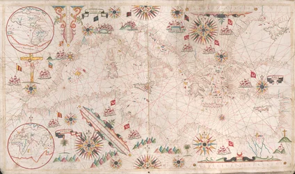 Amerika [noord en zuid] -- Europa, Azië, Afrika