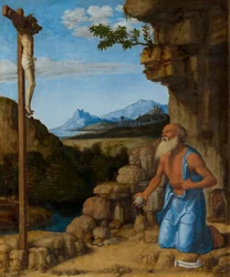 Sint Hiëronymus in de wildernis, ca. 1500-1505