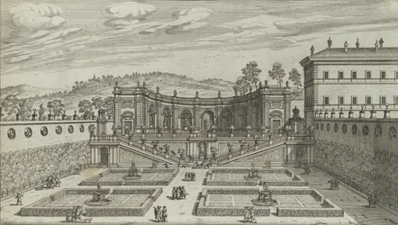 Altra Veduta in Prospettiva del Teatro et Giardino Contiguo di Mondragone in Frascati, 1691 of later