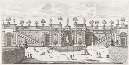Fontein van Venus in de tuinen van Villa Doria Pamphilj te Rome