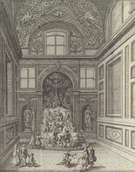 Stanza de Venti in het Theater van Belvedere van Frascati
