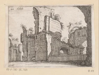 Resten van de Thermen van Caracalla te Rome