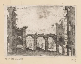 Resten van het Colosseum te Rome