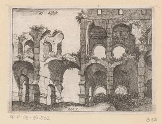 Resten van het Colosseum te Rome (Gezichten op Rome)