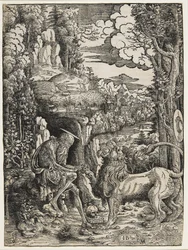 Sint Hiëronymus en de Leeuw, ca. 1509