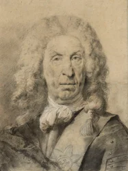 Portret van maarschalk von der Schulenburg