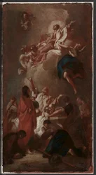 Schets voor "De Tenhemelopneming van de Maagd" (voor St. Jacobus, Zbraslav, nabij Praag)?