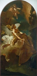 De extase van St. Franciscus, door Giovanni Battista Piazzetta