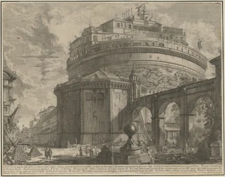 Gezicht op de Castel Sant
