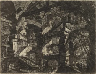 Uit de serie De Denkbeeldige Gevangenissen (Le Carceri d