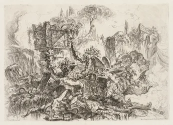 Grotesken: Ruïnes met slangen, ca. 1745-1750