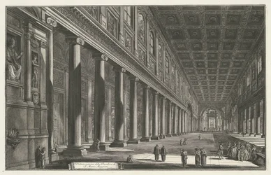 Interieur van de Santa Maria Maggiore te Rome