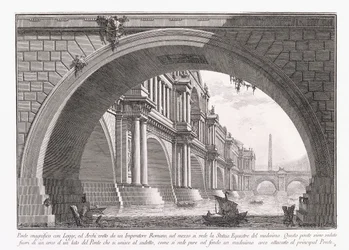 Prachtige brug met loggia