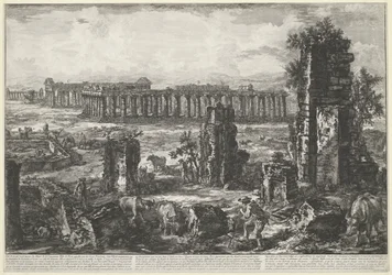Oude stadsmuur en tempels te Paestum