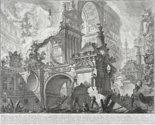 Deel van een ruime en prachtige haven voor de oude Romeinen die uitkomt op een groot marktplein, 1761-80