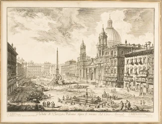 Piazza Navona, plaat uit 