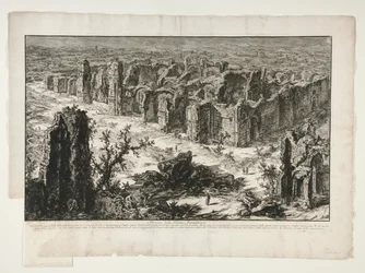 Rovine delle Terme Antoniniane (Ruïnes van de Antonijnse Baden [Baden van Caracalla]), uit Vedute di Roma