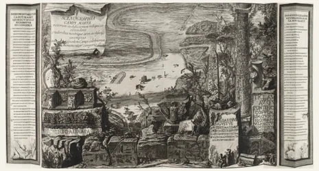 Scenographia Campi Martii, pagina uit Il Campo Marzio dell