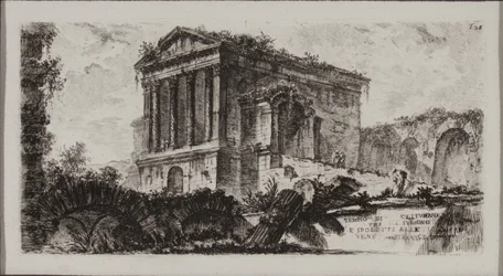 Tempel van Clitumnus tussen Fulgino en Spoleto