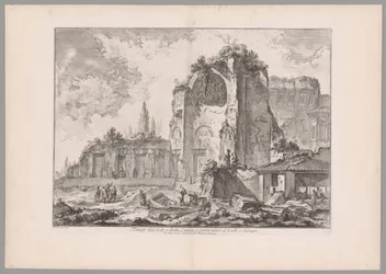 Tempel van Sol en Luna..., van Gezicht op Rome (Tempels van de Zon en de Maan, of zoals anderen, van Isis en Serapis, van Gezicht op Rome)