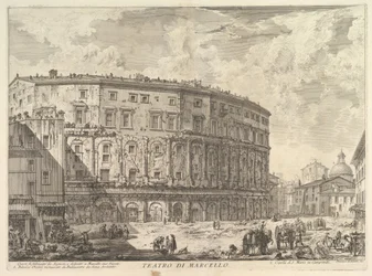 Het Theater van Marcellus Teatro di Marcello, ca. 1757