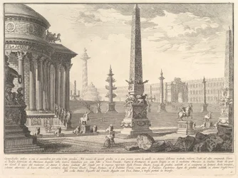 Het oude Capitool beklommen door ongeveer honderd treden . . . Campidoglio ant..., ca. 1750