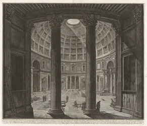 Interieur van het Pantheon..., uit 