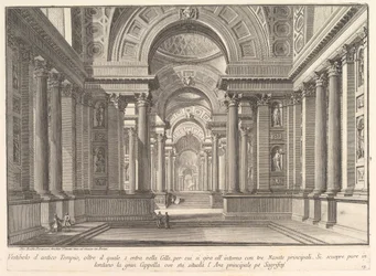 Voorhal van een oud tempel... Vestibolo d