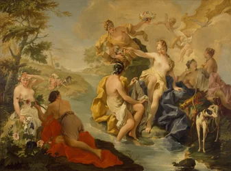 Diana en Actaeon