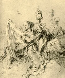 Engel met monstrans, 1767-1769, 1928