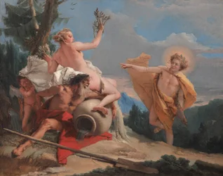 Apollo achtervolgt Daphne