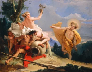 Apollo achtervolgt Daphne