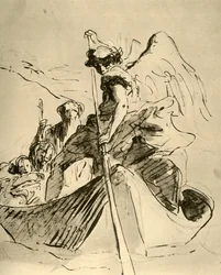 Vlucht naar Egypte, midden 18e eeuw, 1928