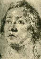 Hoofd van een jonge man, midden 18e eeuw, 1928