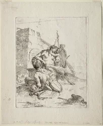 Scherzi di Fantasia: Satyrfamilie met de Obelisk