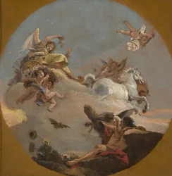 De wagen van Aurora, ca. 1734