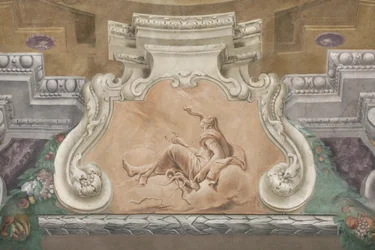 De val van de demonen, Verhalen van Scipio, detail, 1731 (detail)
